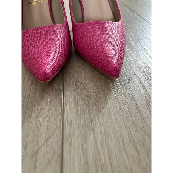 London Rag Women’s Hot Pink Zuzana Pumps Sz 9 - Picture 5 of 8